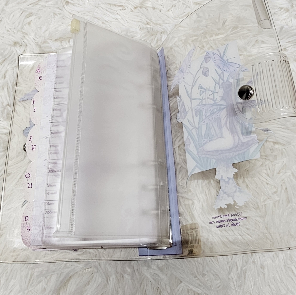 Amy Brown 2004 Music Butterfly Fairy Agenda Book Address Book Planner - Picture 8 of 8